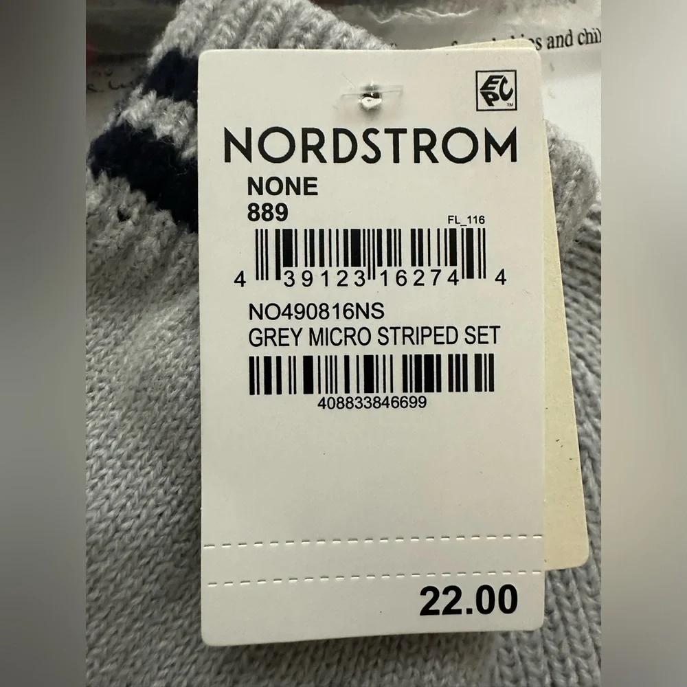 Nordstrom Boys Beanie and Gloves in Grey